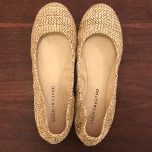 Emmie basketweave flats